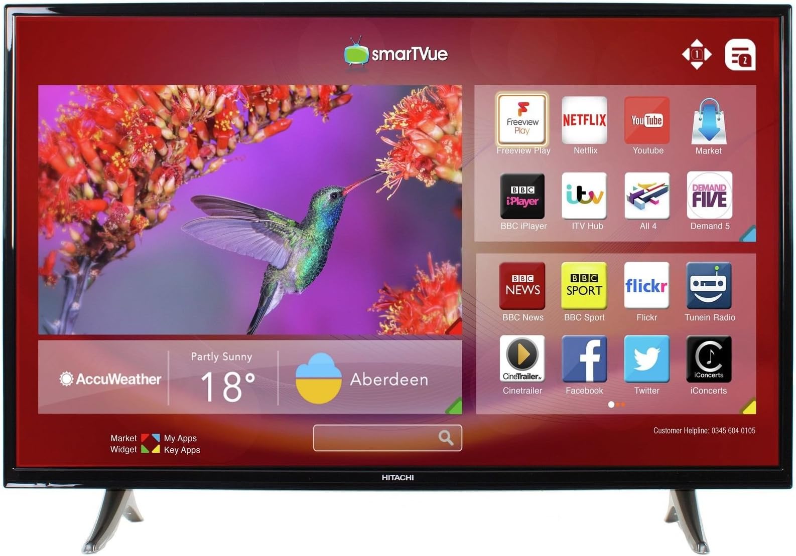 Hitachi 43 Inch Full HD Smart TV