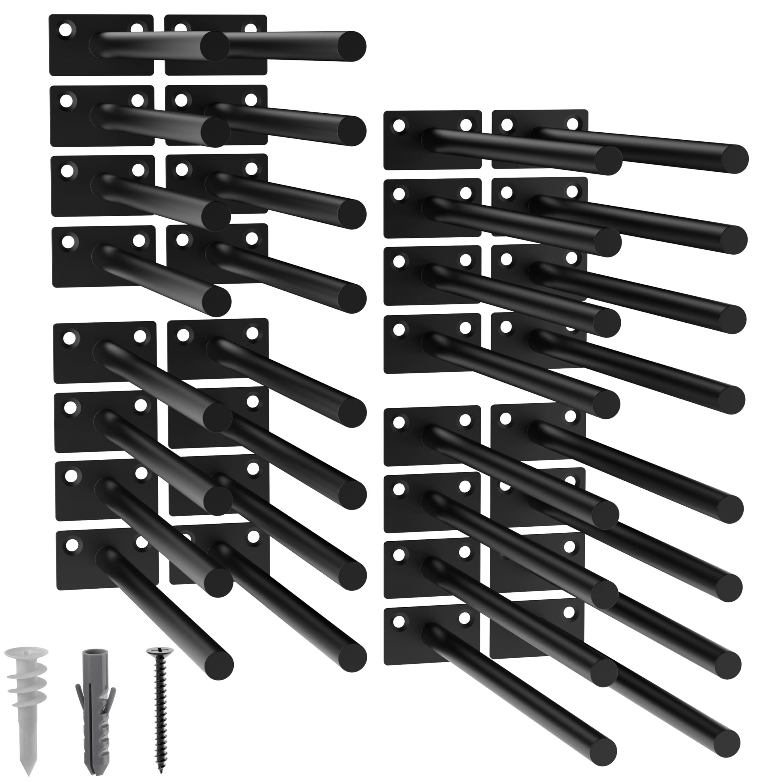 Floating Shelf Brackets - 12 Pack -23 Floating Shelf Brackets - 12 Pack -23
