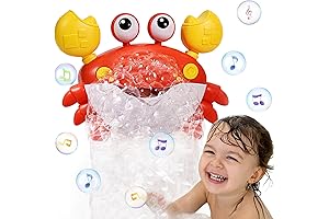 Crab Bath Toy: Musical Bubble Machine Fun for Toddlers Age 1-3