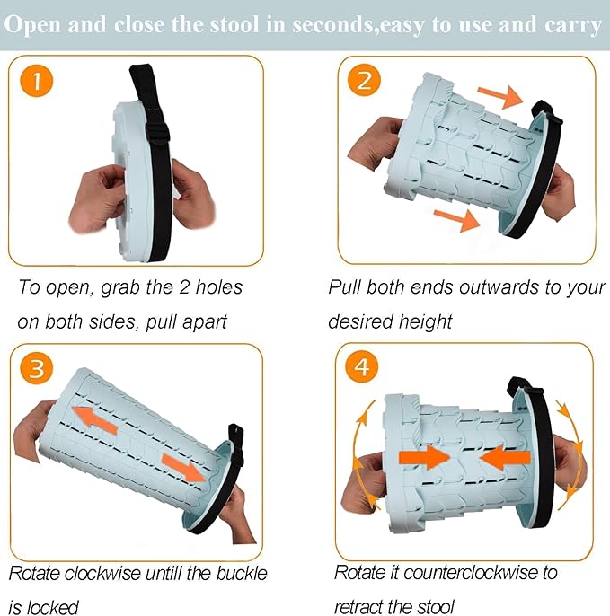 Portable Folding Camping Stool - Perfect for Outdoor Adventures!