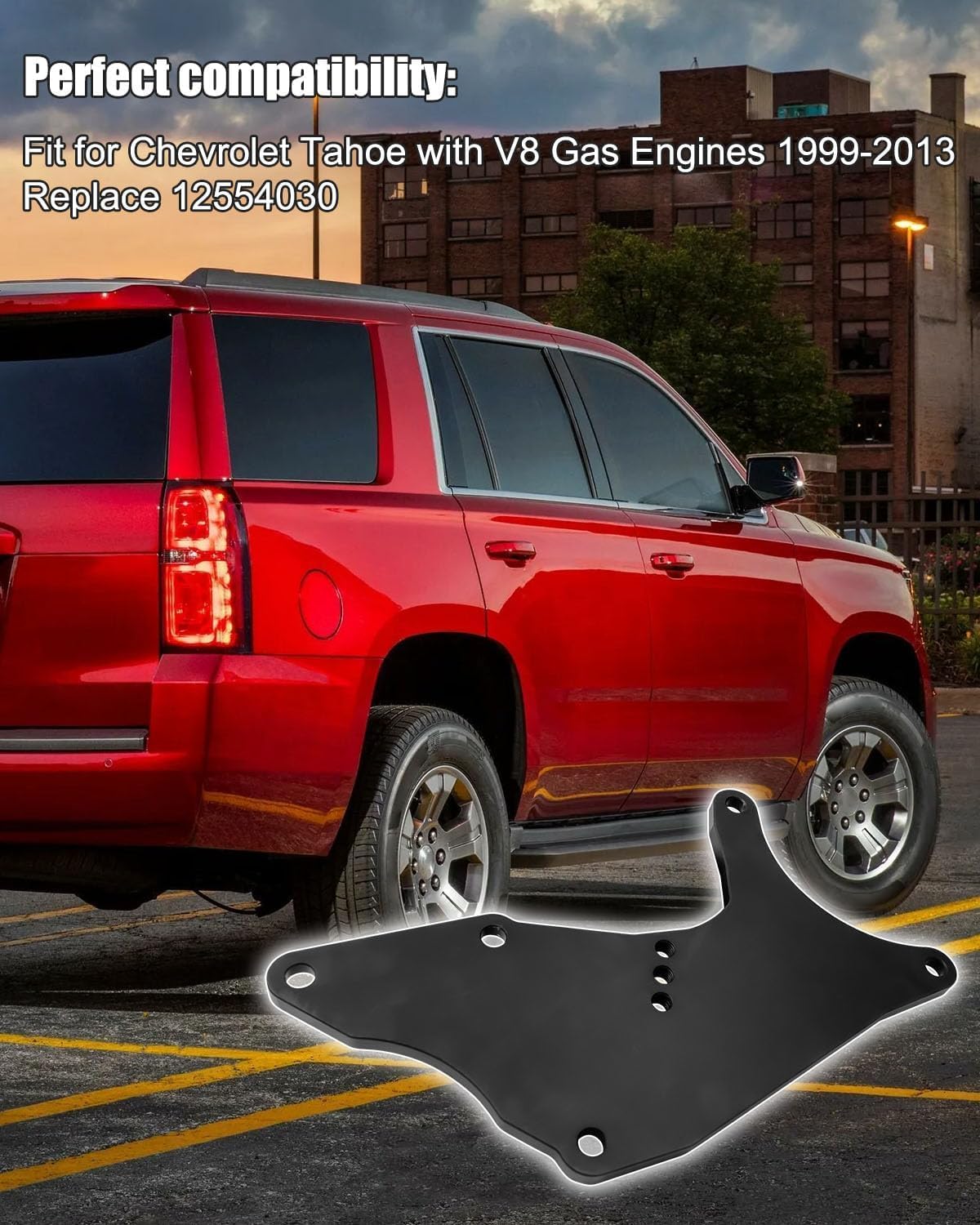 LS Truck SUV Dual Alternator Bracket Kit Compatible with GM Trucks and SUV with The 4.8 5.3 6.0, and 6.2L Vortec V8 Gas Engines 1999-2013, Fit for Chevy Tahoe GMC Yukon Cadillac Hummer H2