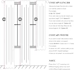 QJmydeco Lush Decor Curtains for 104-106 Inch Windows 2 Panel Sets, 105 Inch Curtains for Bedroom Black Out, Linen Drapes Back Tab Rod Pocket Custom Length (W50 xL105), Birch