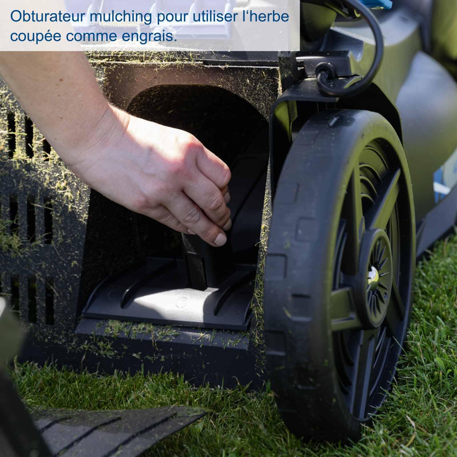 Scheppach Tondeuse à Gazon sans Fil BC-MP430-X 20V -2 Bat 4 Ah et Chargeur