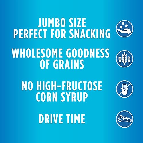 Miniatura 4 de Kellogg's Cinnabon Jumbo Snax, rollo de canela, aperitivos de cereales inspirados en la pastelería, 20.2 onzas, 4 unidades