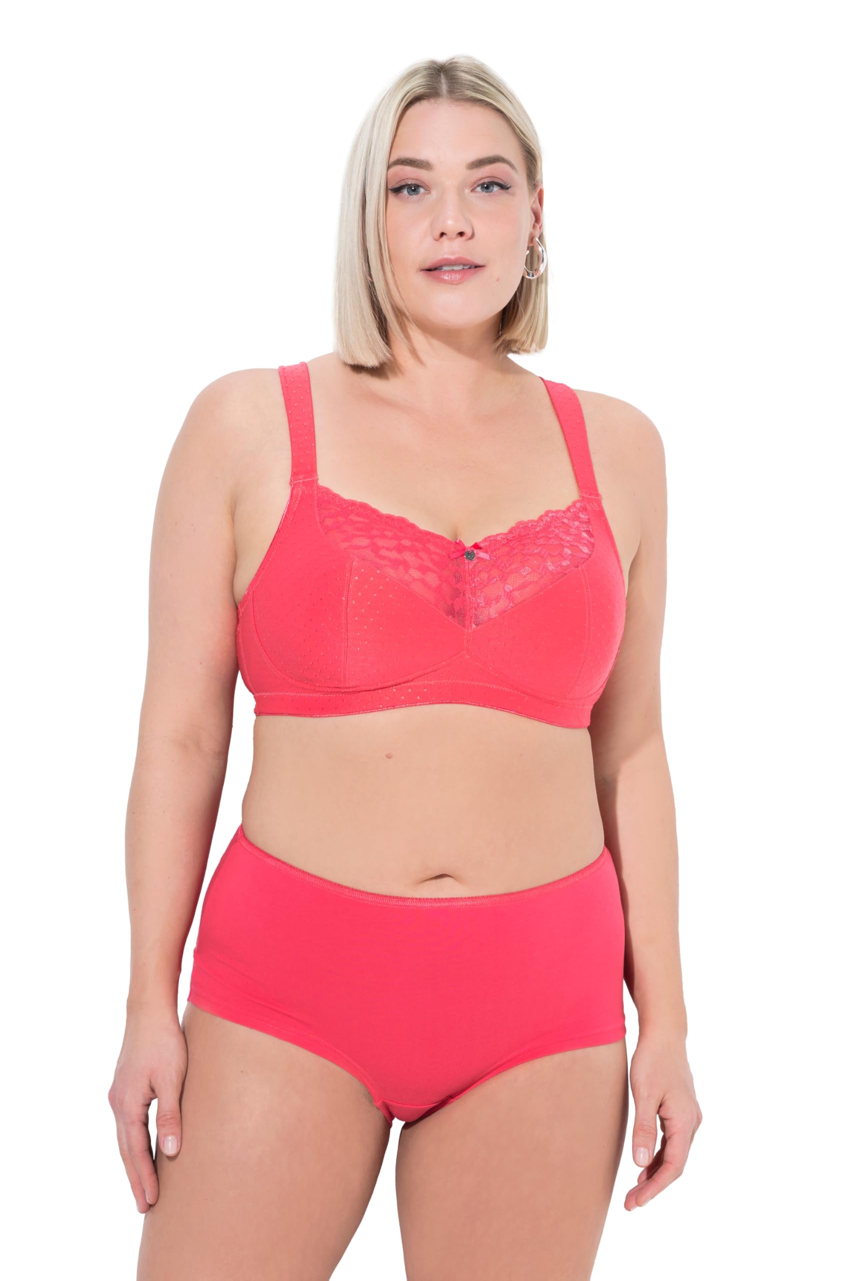 Ulla Popken Damen große Größen Übergrößen Plus Size Soft-BH, Prothesen-Funktion, bügellos 834292