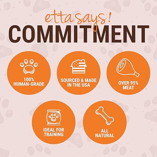 Miniatura 4 de ETTA SAYS! Yumm - Golosinas de carne para perros, paquete de 24, fabricadas en los Estados Unidos, grado humano, sin hormonas añadidas, sin nitratos