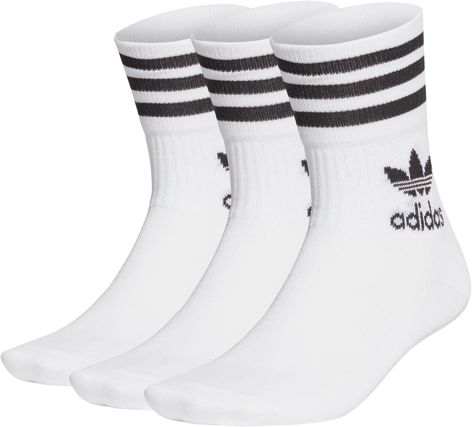 adidas Unisex Mid Cut Crw Sck Socks