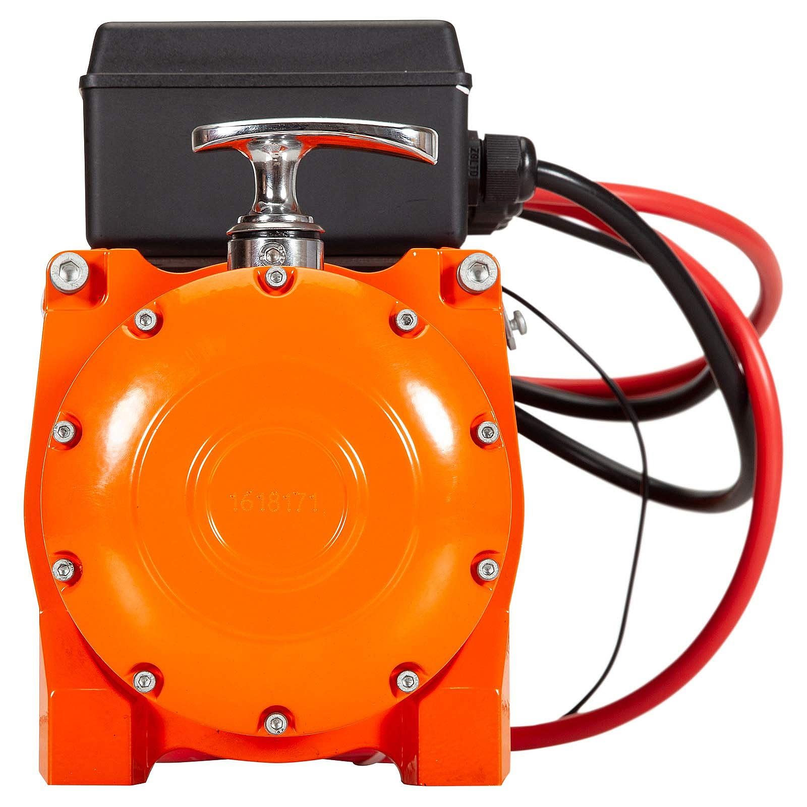 Winchmax 13500 lb / 6123 kg Verricello Elettrico Originale Arancione 12v. Corda Armorline 25 m x 10 mm. Gancio tattico da 3/8 di Pollice. Doppio Telecomando Senza Fili.