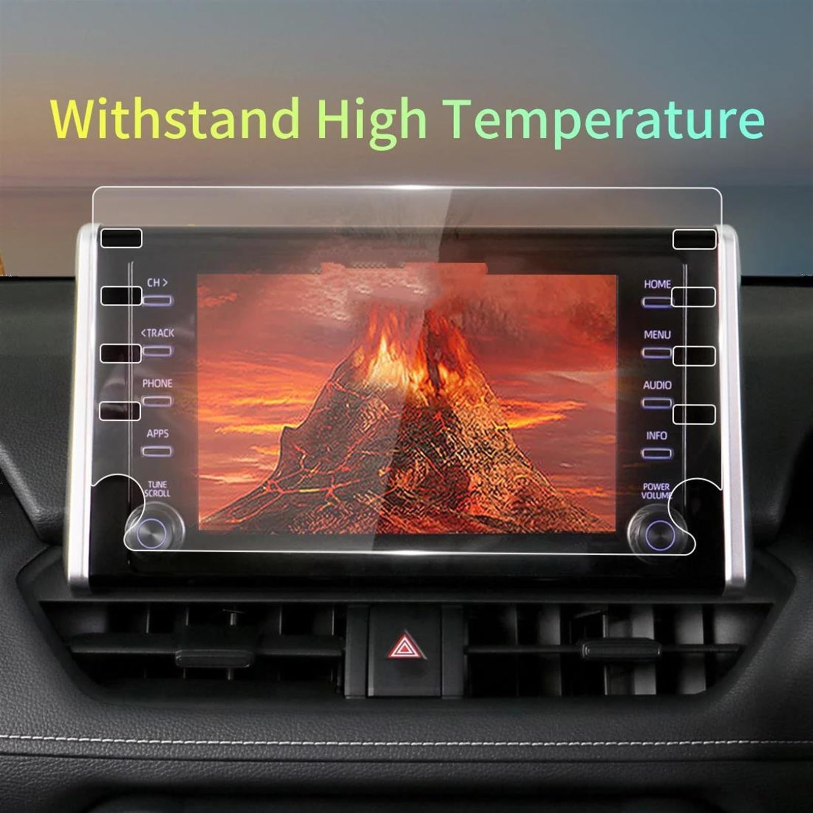 Ochraniacz ekranu ze szkła hartowanego Carplay Automoties do RAV4 2021