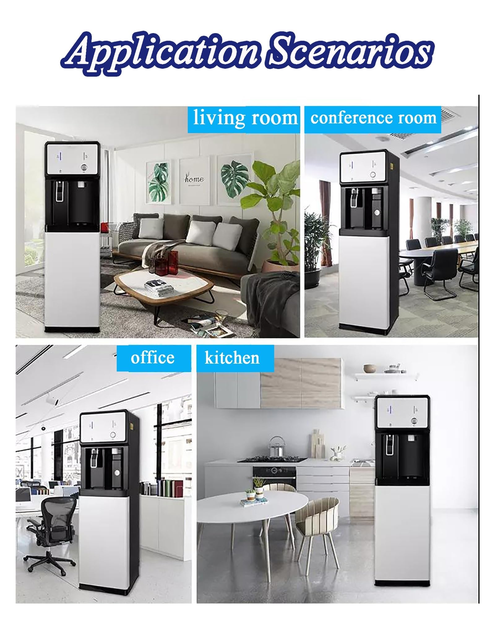 Dispensador De Enfriador De Agua Dispensador De Agua Enfriador De Unidad De Alimentación De Red Vertical, Fuente De Agua De Carga Inferior Con Enfriamiento Y Calentamiento Rápidos, Dispensador De Agua