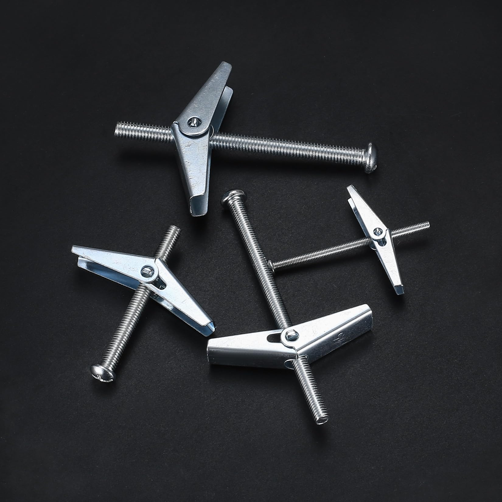 34 Pezzi Tasselli A Molla Per Cartongesso E Legno - Con Viti Autofilettanti M3/M5/M6, Fissaggio Resistente - Foto 6