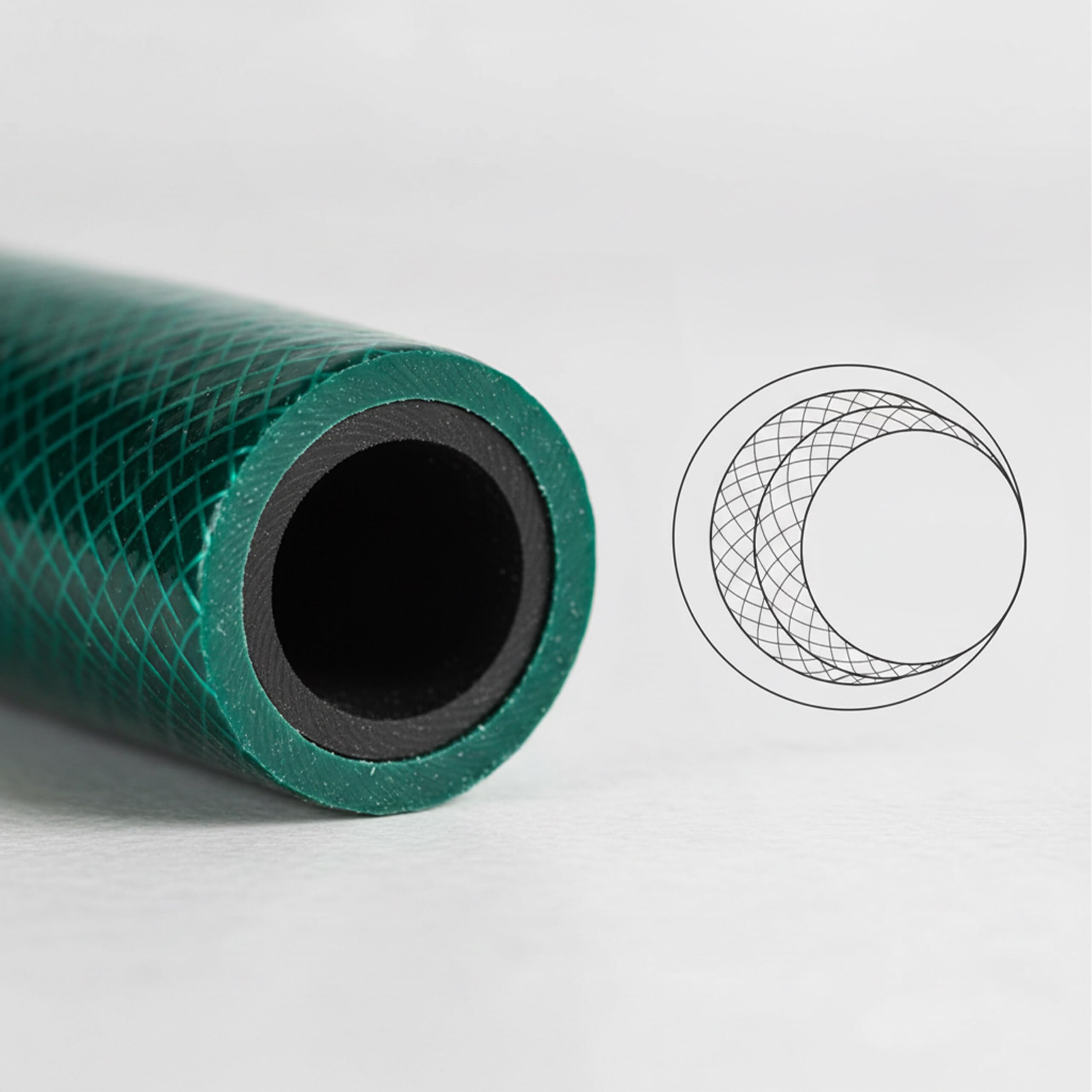 Relaxdays Tubo da Giardino, 50 m, 3/4 Pollici, 3 Strati, Anti-Piega, Resistente ai Raggi UV