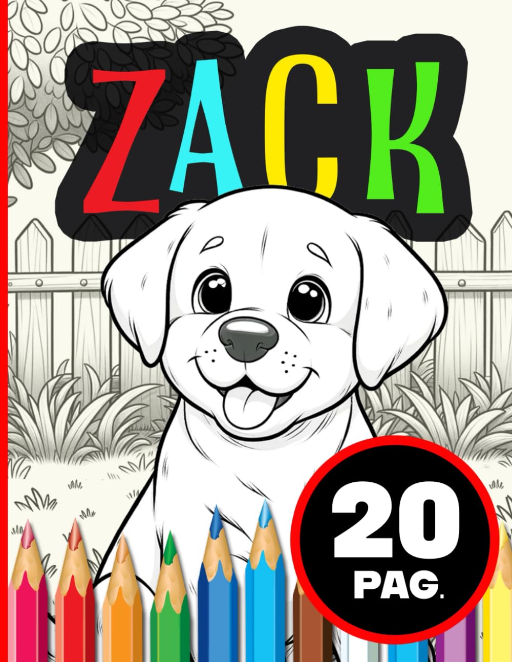 Zack: Smart Coloring Book – Easy Math for Kids (Ages 4–8) (LumiCromi Coloring Books)