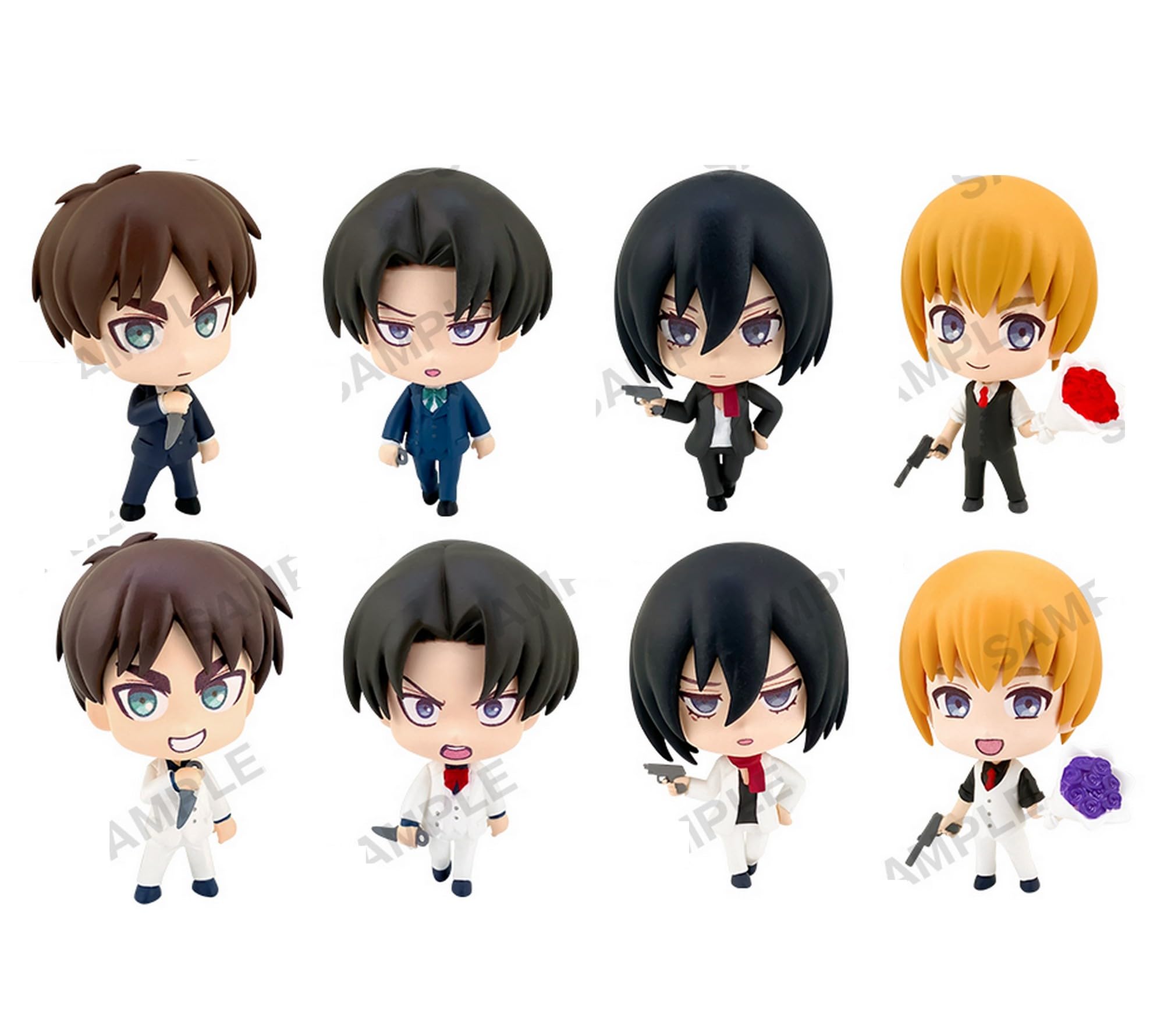 Amazon | しろくろカプセル 進撃の巨人 × 全8種セット
