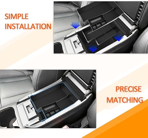 Miniatura 5 de CDEFG Bandeja organizadora de consola central para Subaru Outback y Legacy 2025 2026, accesorios para reposabrazos y caja de almacenamiento, bandeja