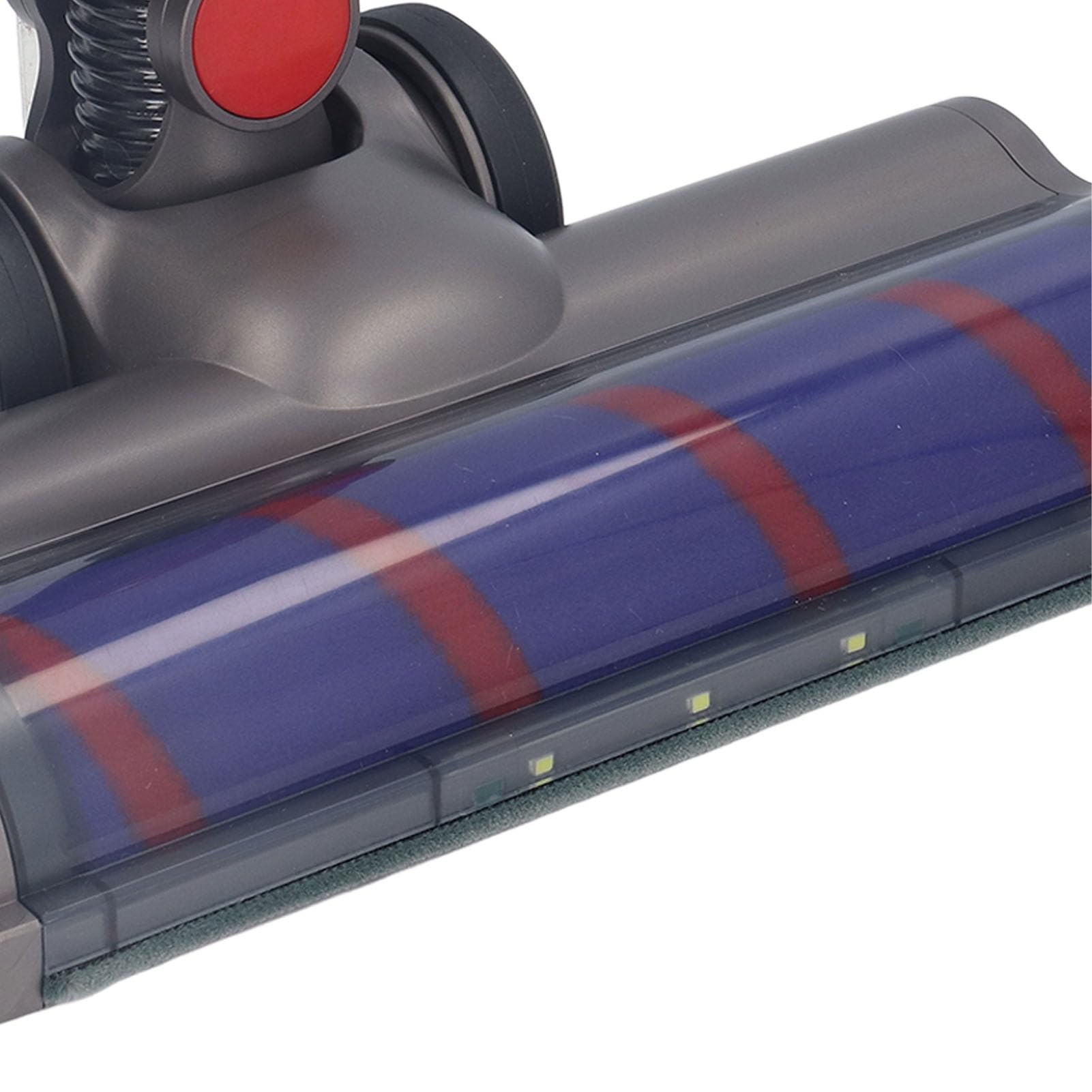 Elprico Cabezal de Cepillo para Aspiradora, Repuesto de Cabezal de Cepillo para Suelo de Aspiradora ABS con Luz LED, Cabezal de Cepillo Giratorio para Suelo con Luz LED para V7, V8, V10,