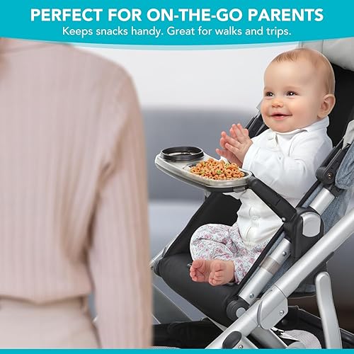 Miniatura 3 de Bandeja de aperitivos compatible con Uppababy VISTA, VISTA V2, VISTA V3, CRUZ, CRUZ V2, RumbleSeat y RumbleSeat V2