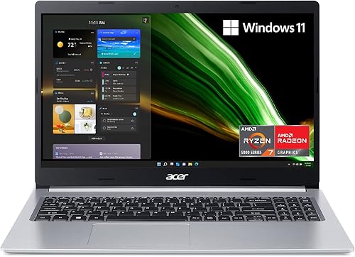 Miniatura 1 de Acer Aspire 5 Slim Laptop A515-45-R8K1 Computadora portátil delgada con IPS Full HD de 15.6 pulgadas, procesador móvil AMD Ryzen 7 5700U Octa-Core,