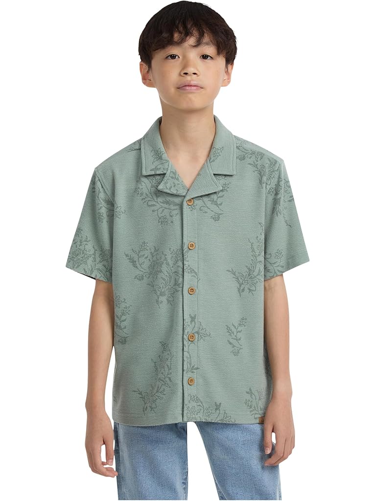 White Abercrombie & Fitch Short Sleeve Knit Top (Big Kid)