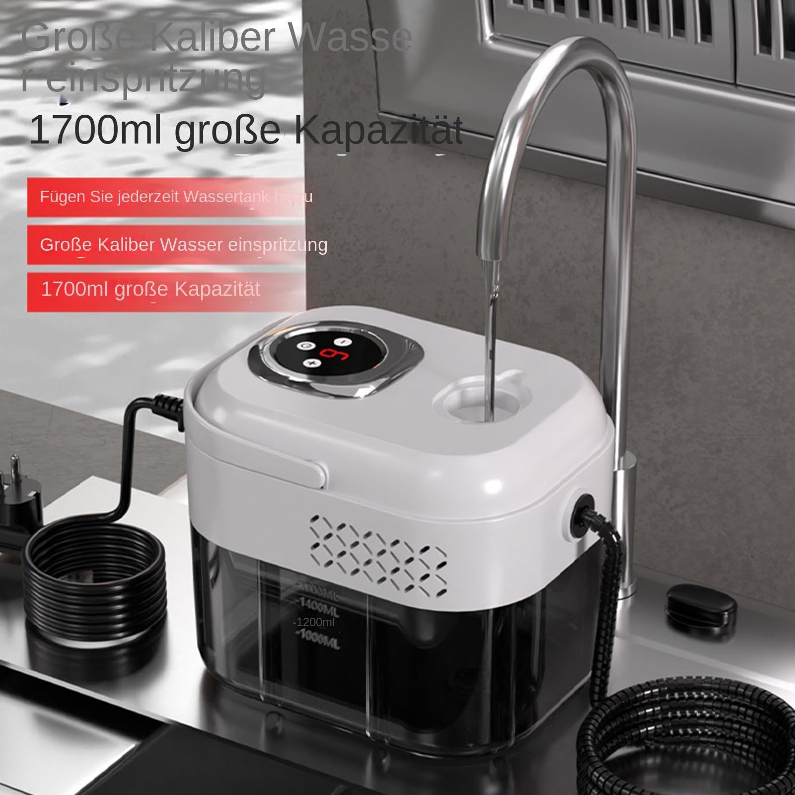 Ręczny odkurzacz parowy, 6-poziomowa przenośna pralka, heavy duty kitchen Steam Cleaner, profesjonalny zestaw do czyszczenia w industrialnym, ścierka do upholstery i płytek