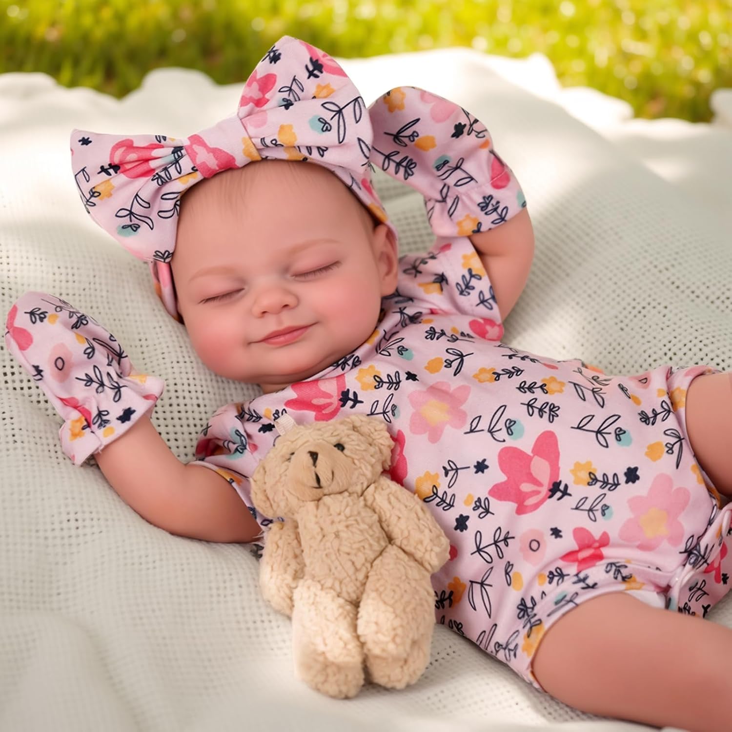 BABESIDE Reborn Femmina – 17 pollici vero bambino che si sente