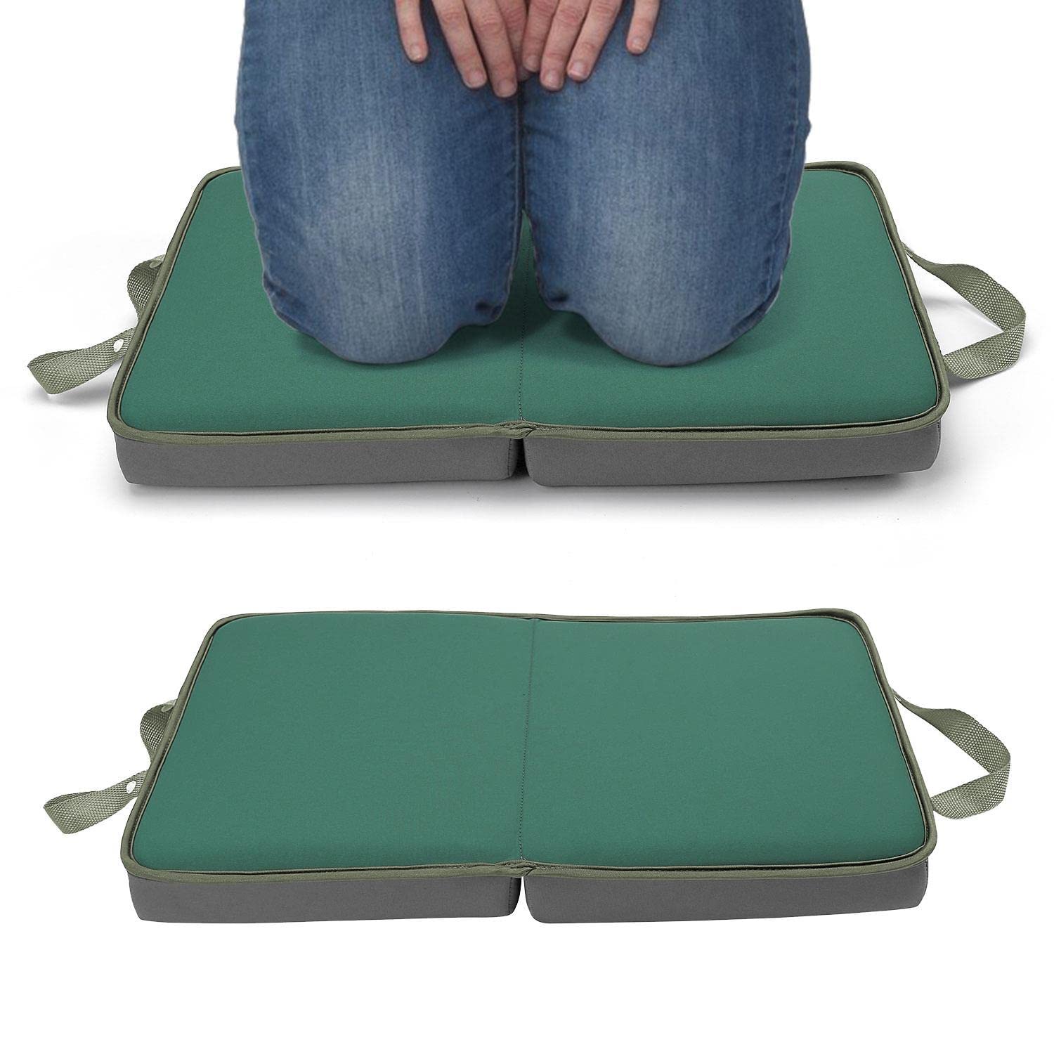 Durable Memory Foam Kneeling Pad with Carry Handle |Thick & Foldable Pillow Cushion Kneeling Mat | Foldable and Weather Resistant | DIY Maintenance Housework