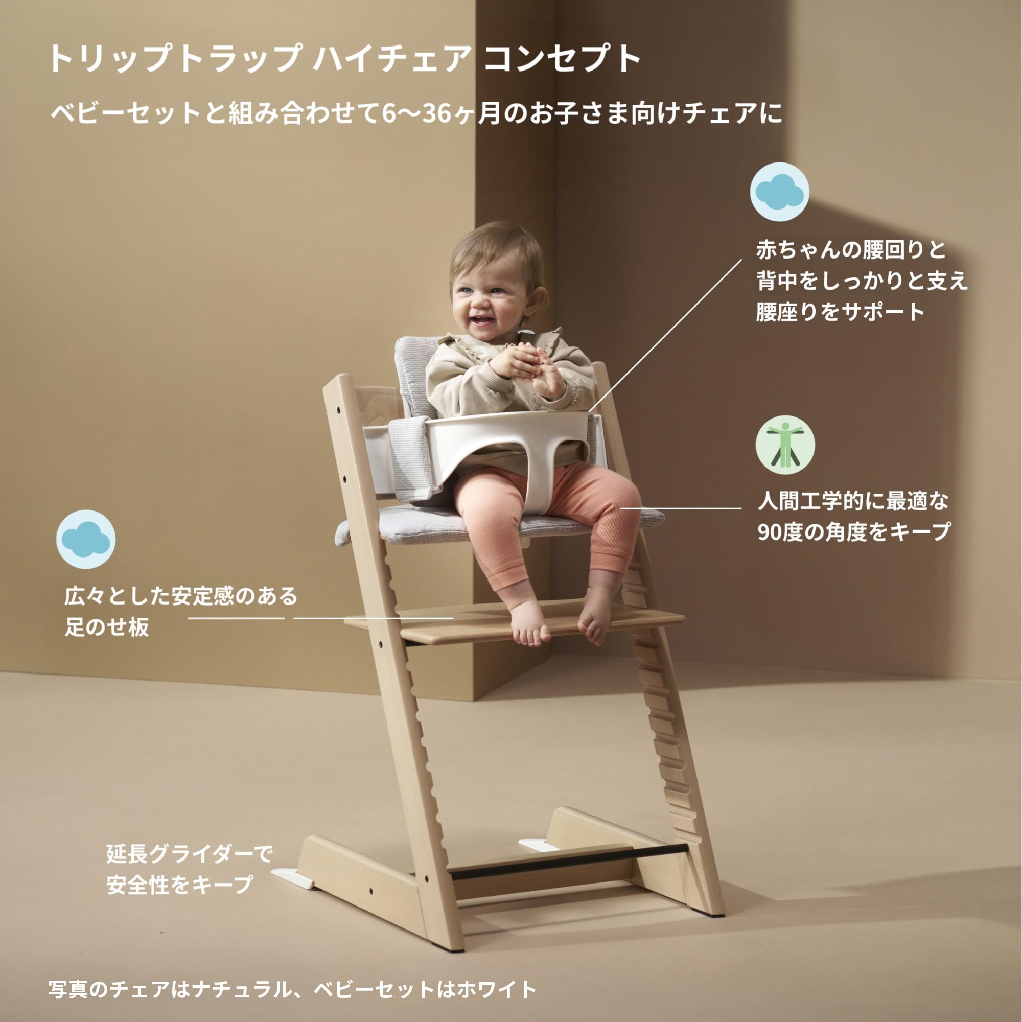 Amazon | Stokke(ストッケ)【公式】トリップトラップ専用 ベビーセット Amazon | Stokke(ストッケ)【公式】トリップトラップ専用 ベビーセット