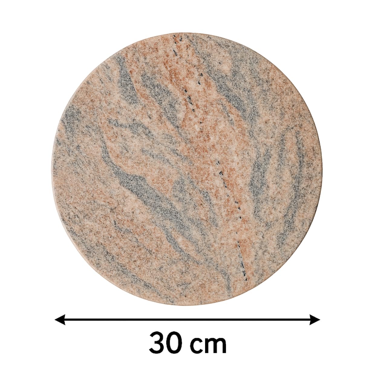 Planche à Découper en Granit Multicolore 40 x 30 cm H 1,5 cm | Élégante, Robuste et Artisanale | Idéale pour Fromages, Charcuterie, Pizza, Sushi | Made in Italy - Kalu Creations