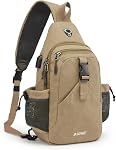 G4Free Sling Chest Bag Shoulder Backpack Crossbody Waterproof Canvas Daypack for Men Women