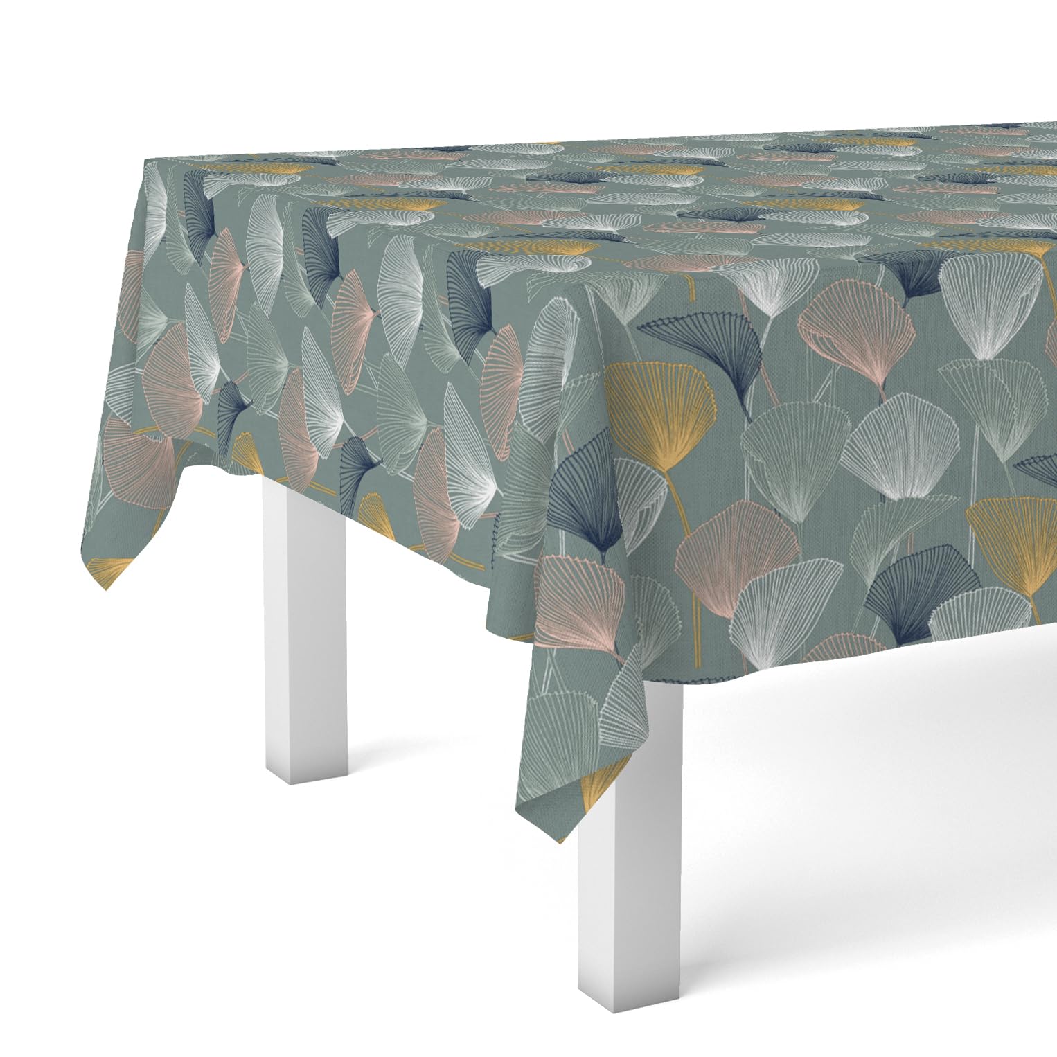 Martina Home Wasdoek tafelkleed, blauw, 140 x 140 cm