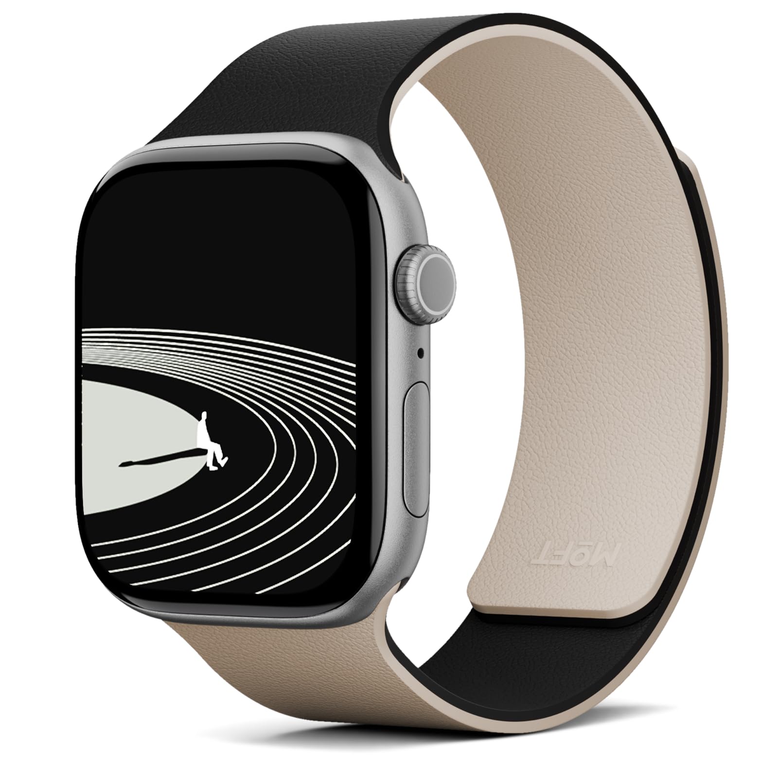 MOFT Snap Duo Watch Bands Compatible with Apple Watch, Quick Magnetic Wear, Duo-Color Design & Soft Silicone, iWatch Bands for Ultra 3/2/1, Series 11/