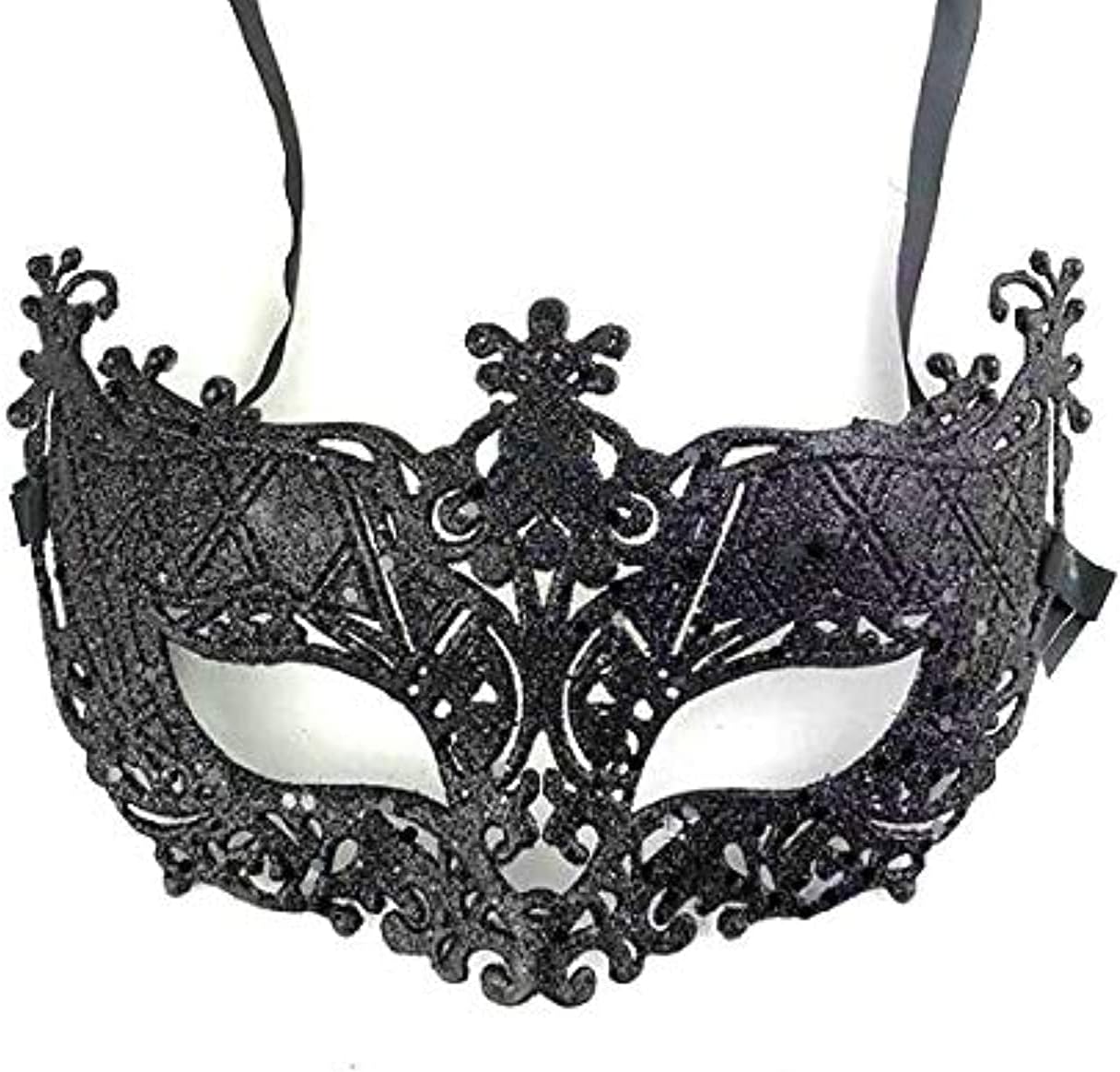 Allsortsยฎ Venetian Black Filigree Masquerade Ball Mask Party Fancy Dress Christmas