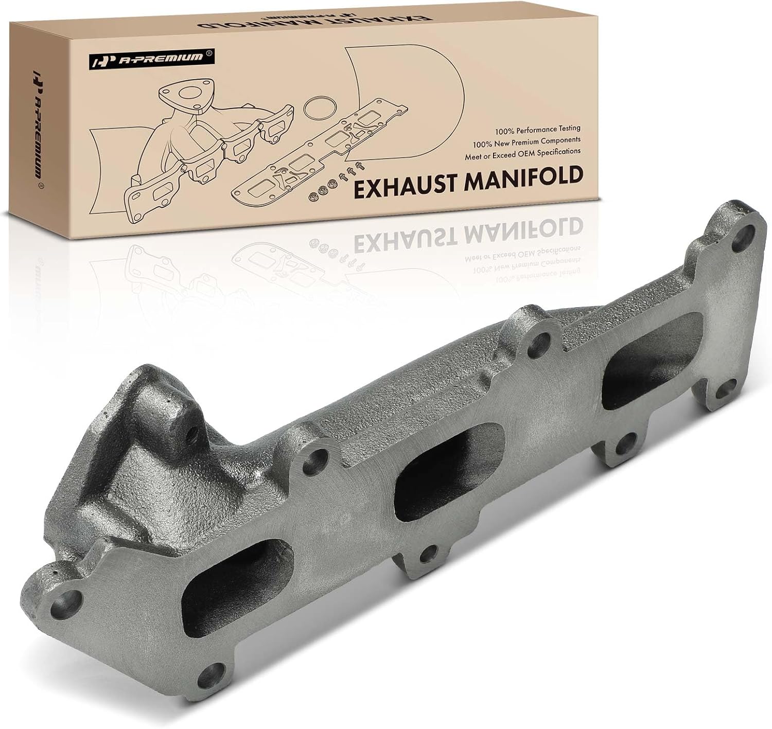 A-Premium Left Side Exhaust Manifold [3.5L] Compatible with Ford F-150 F150 & Lincoln Navigator, 2018 2019 2020