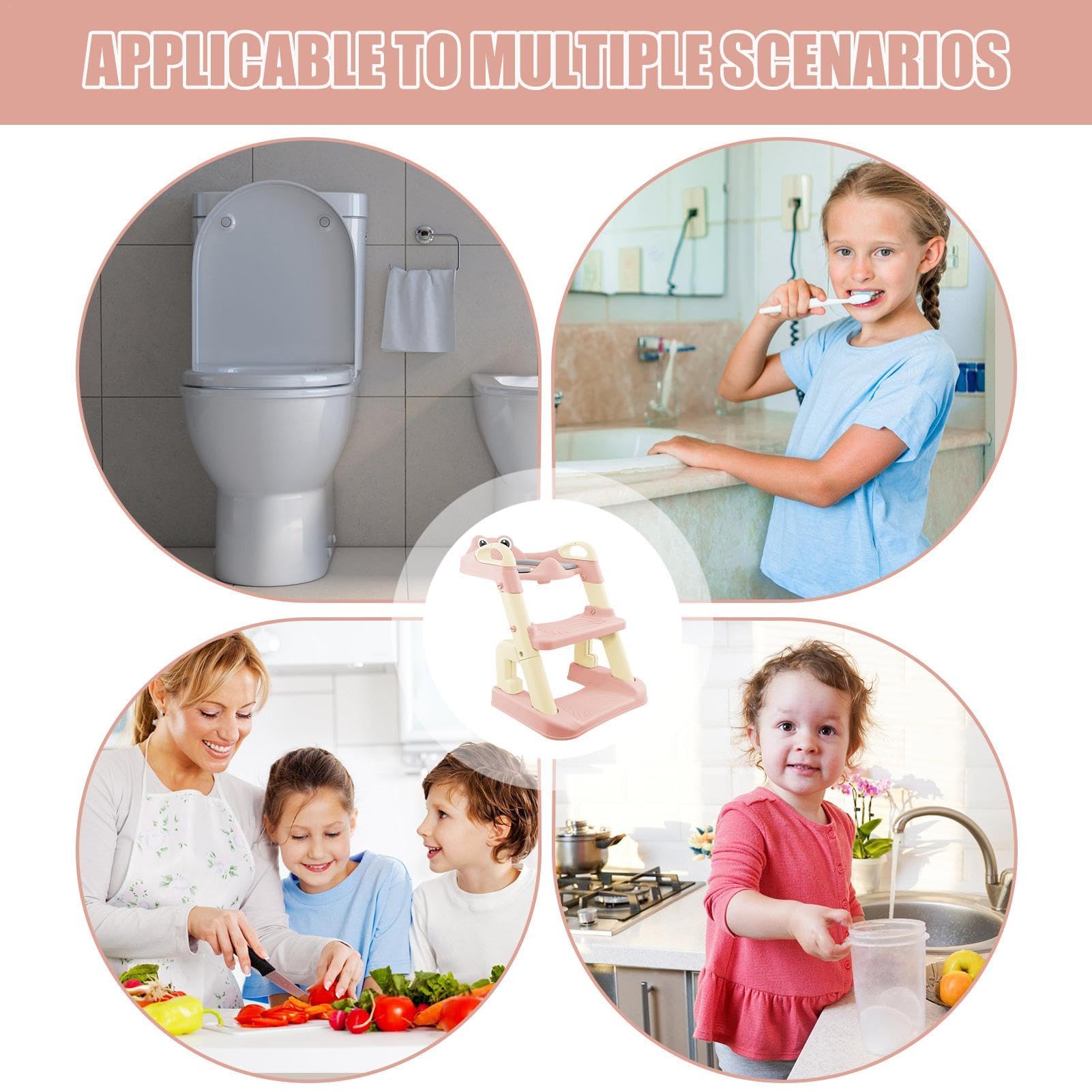Escalera para Orinal para niños pequeños, Silla de Entrenamiento para
