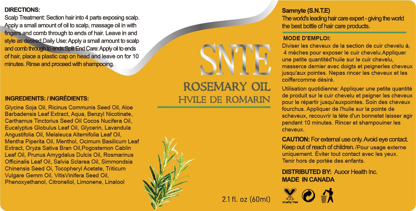 Aceite de romero, aceite de romero para el cabello