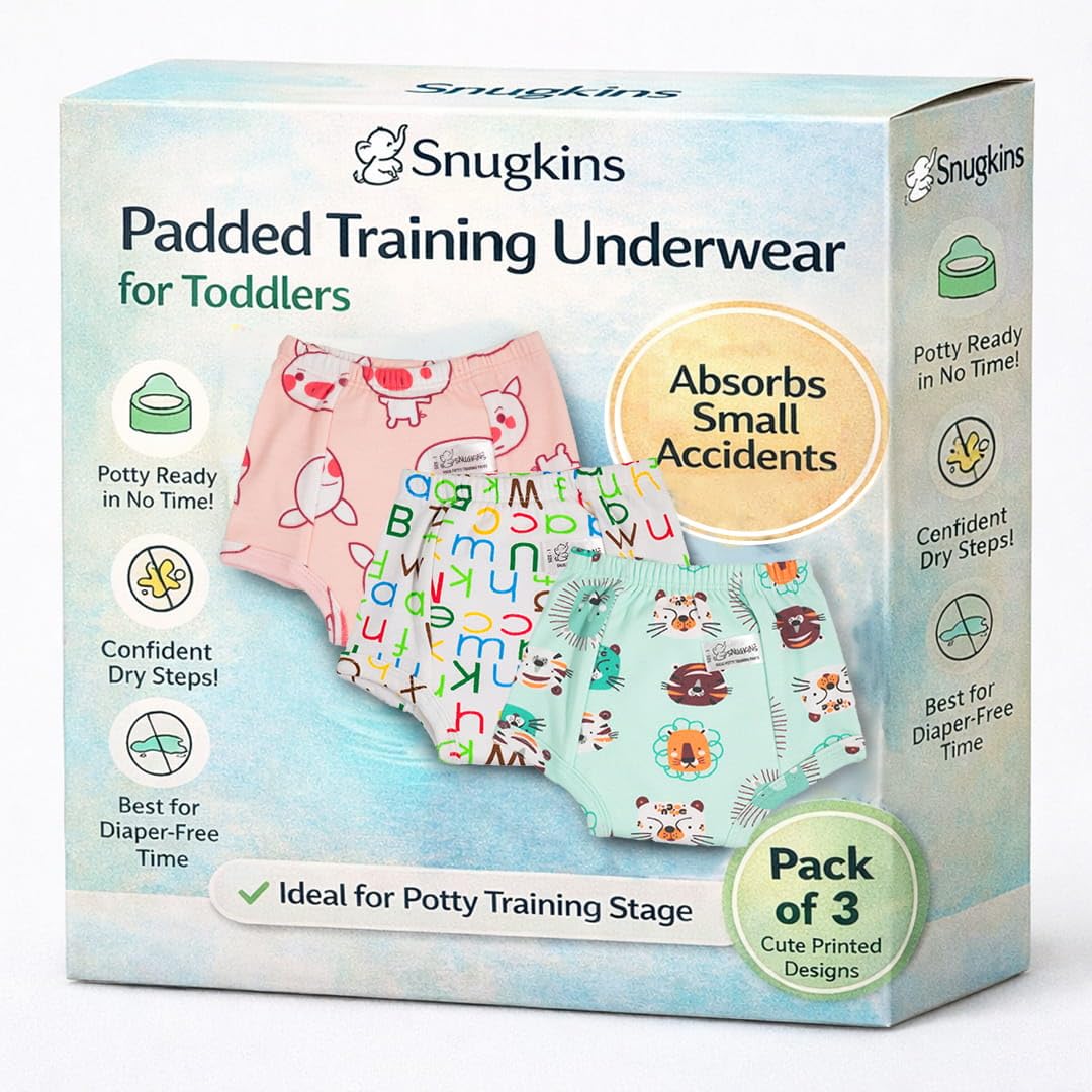 SNUGKINS Potty Training Pull-up Pants | Padded Underwears for Babies/Kids/Toddlers.-image-10
