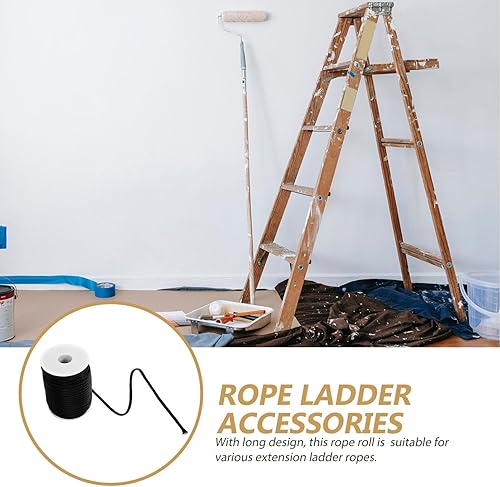 Miniatura 6 de Escalera 1 rollo de cuerda reemplazable de extensión de escalera Accesorios de escalera de repuesto para escalera Accesorios de escalera de cuerda