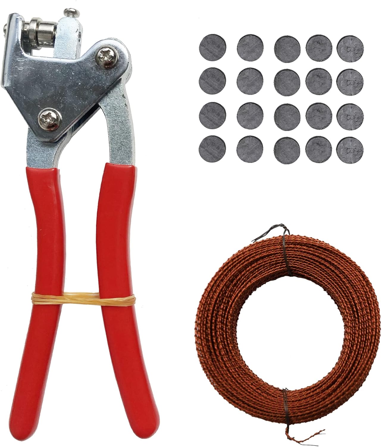 Meter Seal Sets PLIER LEADSEALING Security Lock Fake Iron Wire (1PLIER,100PCS Nylon Strings,100PCS Leads)