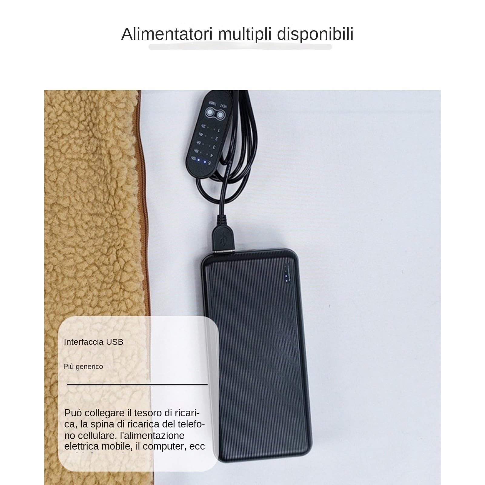 Tapis chauffant pour chien - Couverture électrique pour chat USB | contrôle de la température à cinq niveaux | thermique pour animaux de compagnie pour cage de chien d'intérieur Appartement Pa