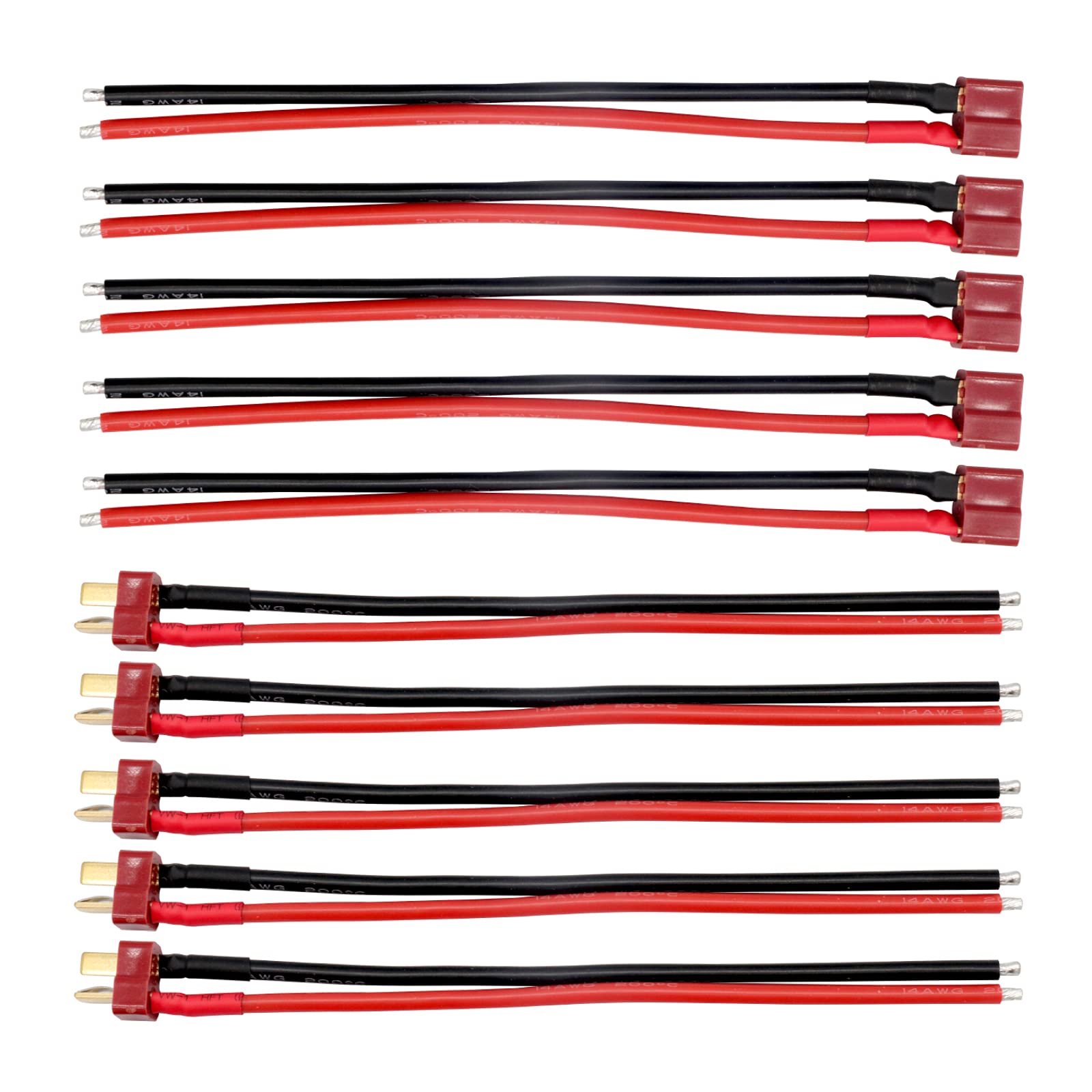 Deans Style T-Plug Femelle à XT60 Mâle Connecteur Adaptateur Câble Fil