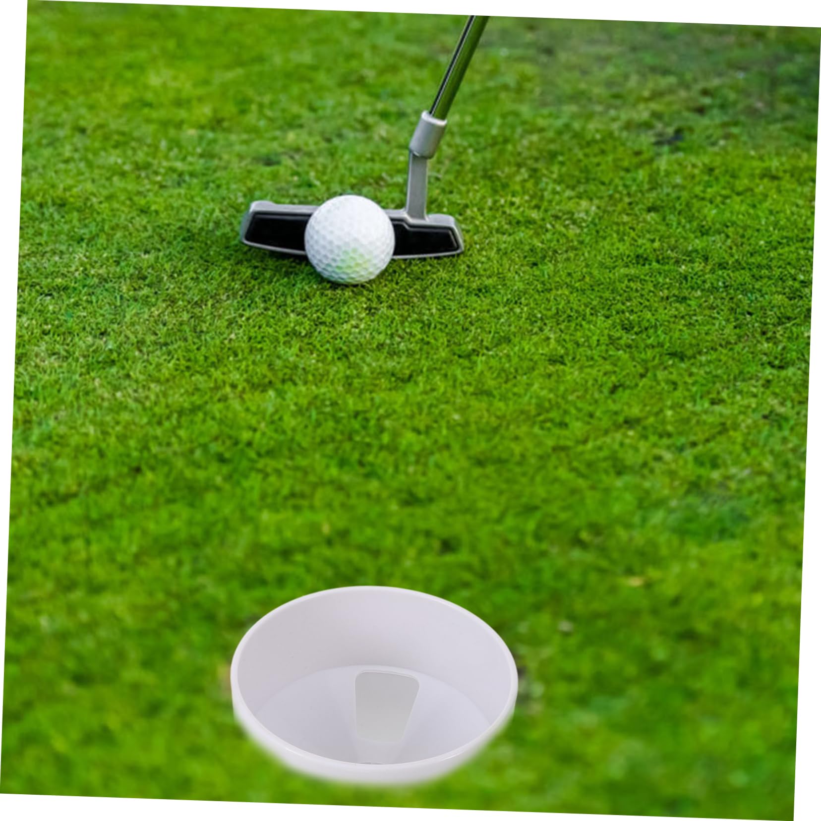 Supvox 5st Golfpokal Lochbecher Setzen Golf-trainingshalter-cup Golf-loch-putting-cup Golf-loch-cup Golfbecher Für Putting Green Golf-putting-hole-cup Lochbecher Aufsetzen Plastik Weiß