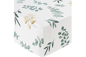 Lulibebe Lifetree Crib Sheet - Soft & Breathable Toddler Bed Sheet Fits Standard Crib