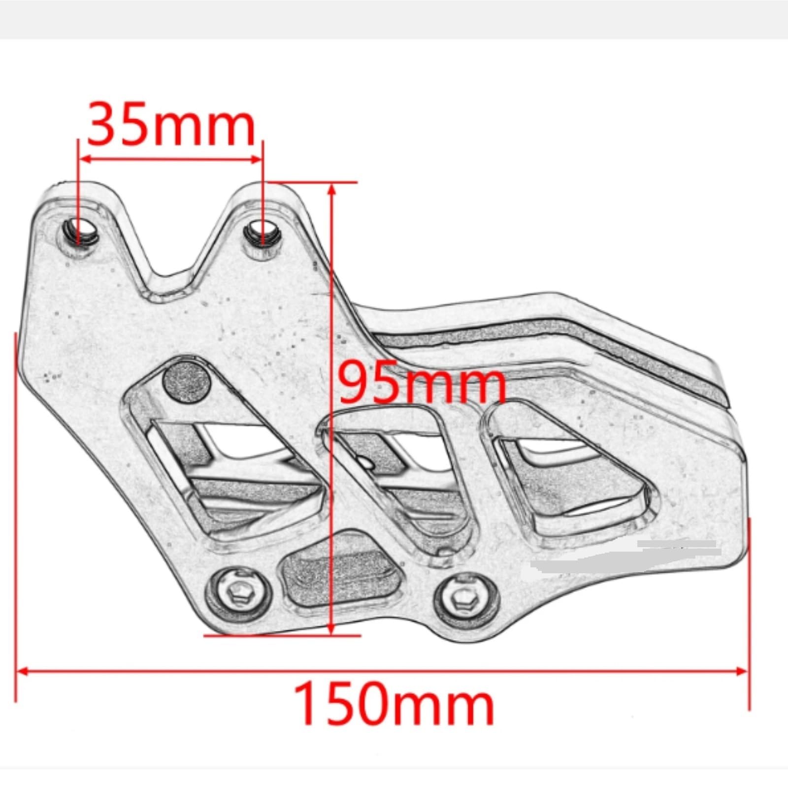 Compatible Con CRF250 Para Rally 2018 2019 2020 2021 Protector Cadena Para Motocross Guía Piezas Moto Para Cross Accesorios