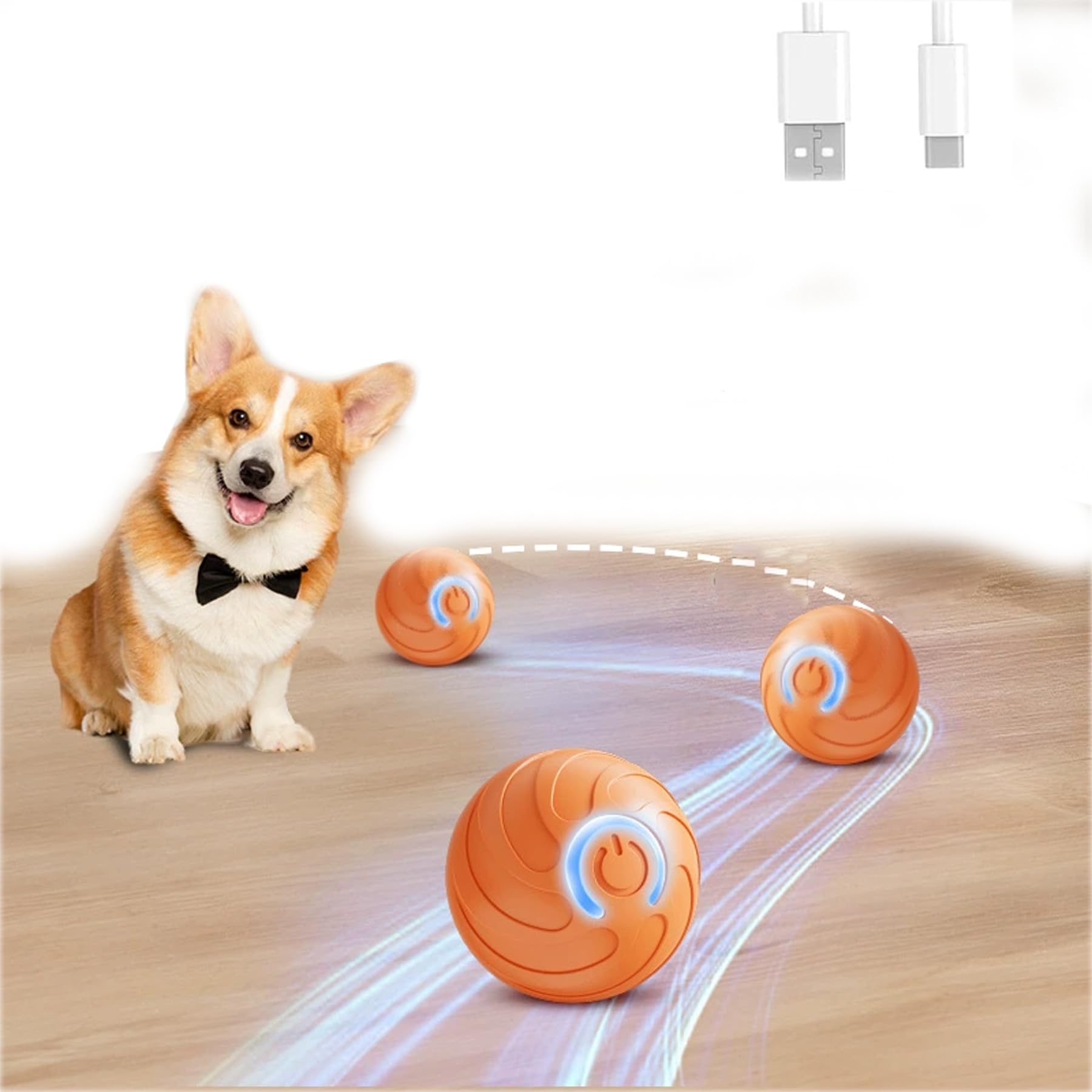 2025 New Shaky Ball Toy for Dogs Interactive Dog Toys 2025 New Vibrating Dog Balls USB Rechargeable Automatic