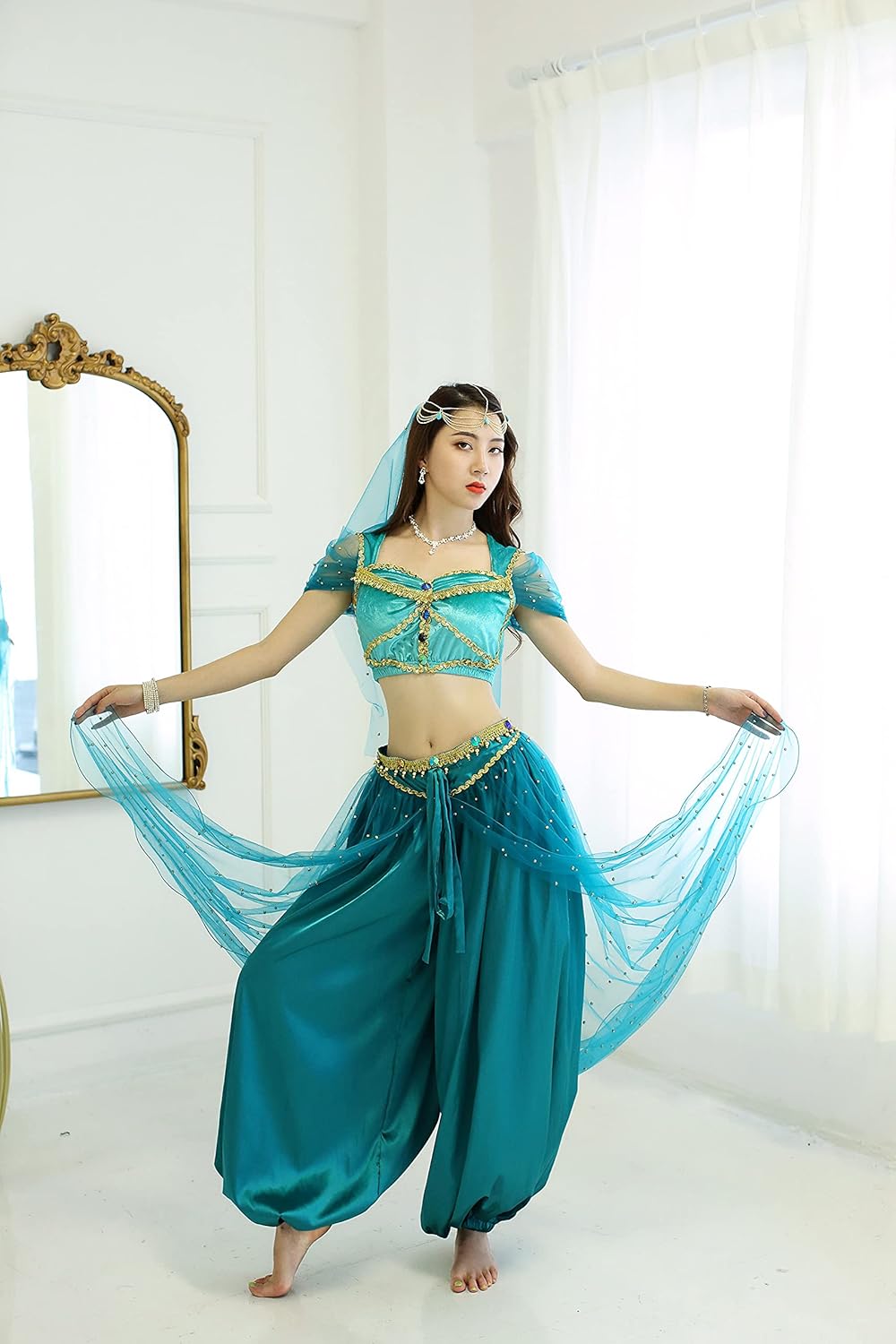 DISFRAZ de Jazmín MISI CHAO Belly Dance para Colombia Ubuy