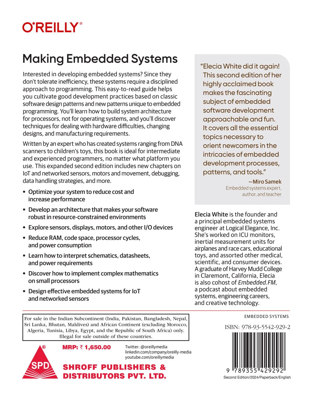 Making Embedded Systems: Design Patterns for Great Software, Second Edition (Grayscale Indian Edition) 1