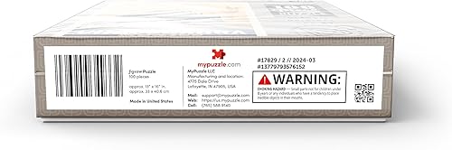 Miniatura 11 de Mythical Creatures Chupacabra, póster vintage, rompecabezas de 100 piezas para adultos