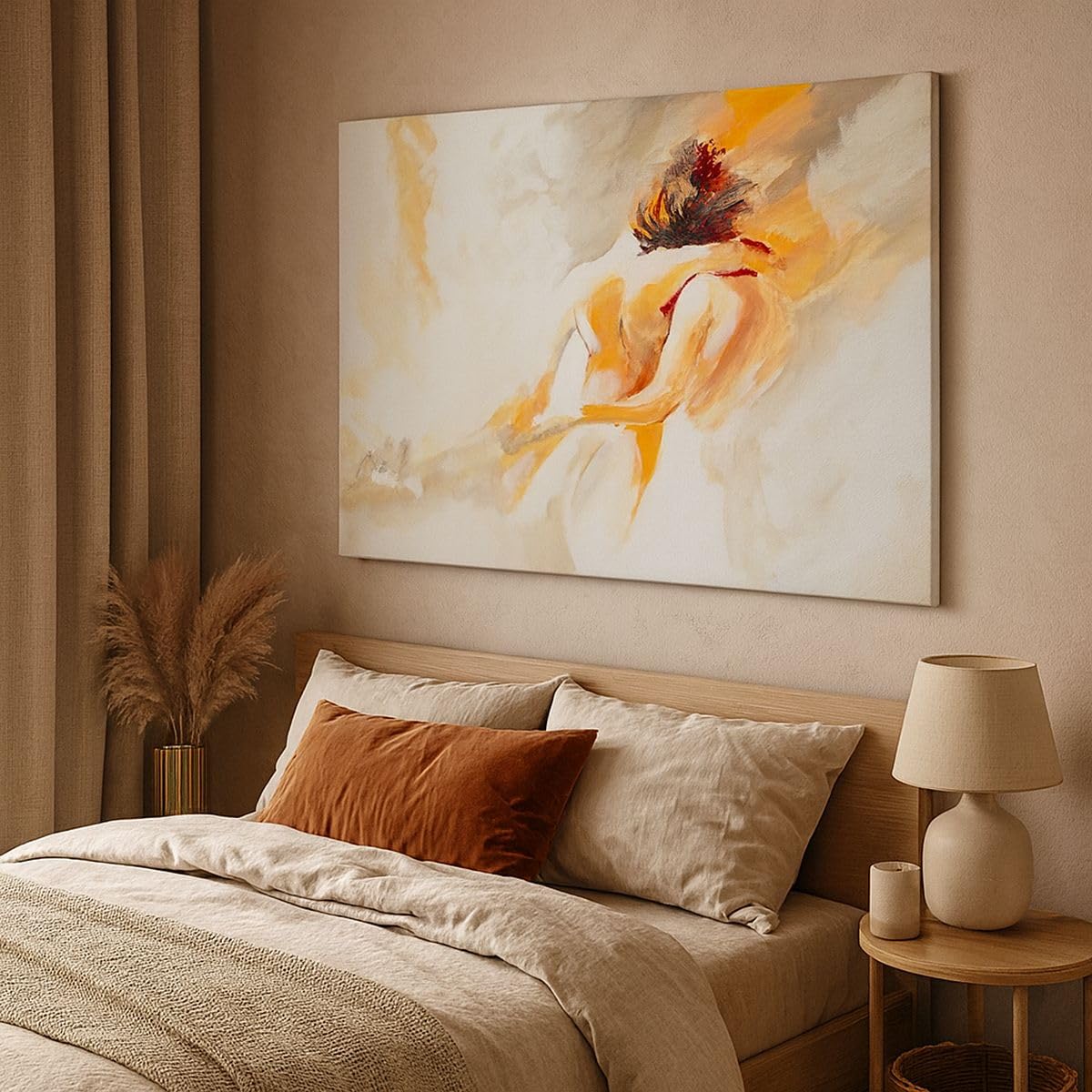 Quadri Moderni su Tela 120x80 cm Stampe da Parete Persone Arte - 3168 | Carattere Amicizia Amore Quadro Decorativo XXL 1 pezzo Soggiorno Camera da Letto Arte da Parete Decorazione da Parete ARTTOR