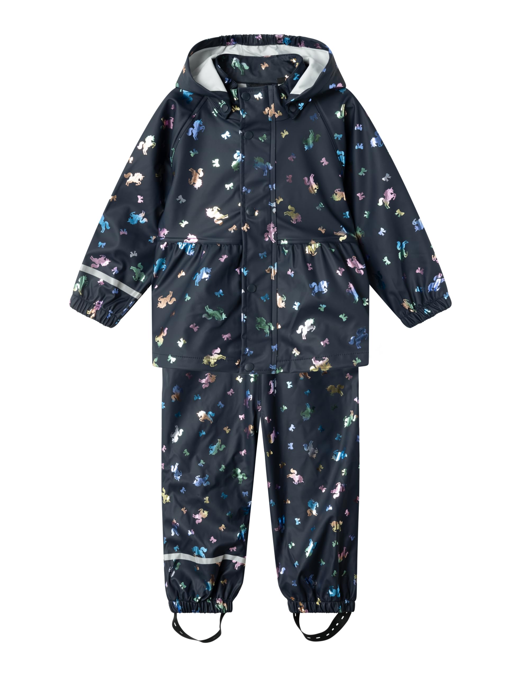 NAME IT Nmfdry10 Rain Set Foil Aop Fo Tuta da sci Bambine e ragazze (Pacco da 1)