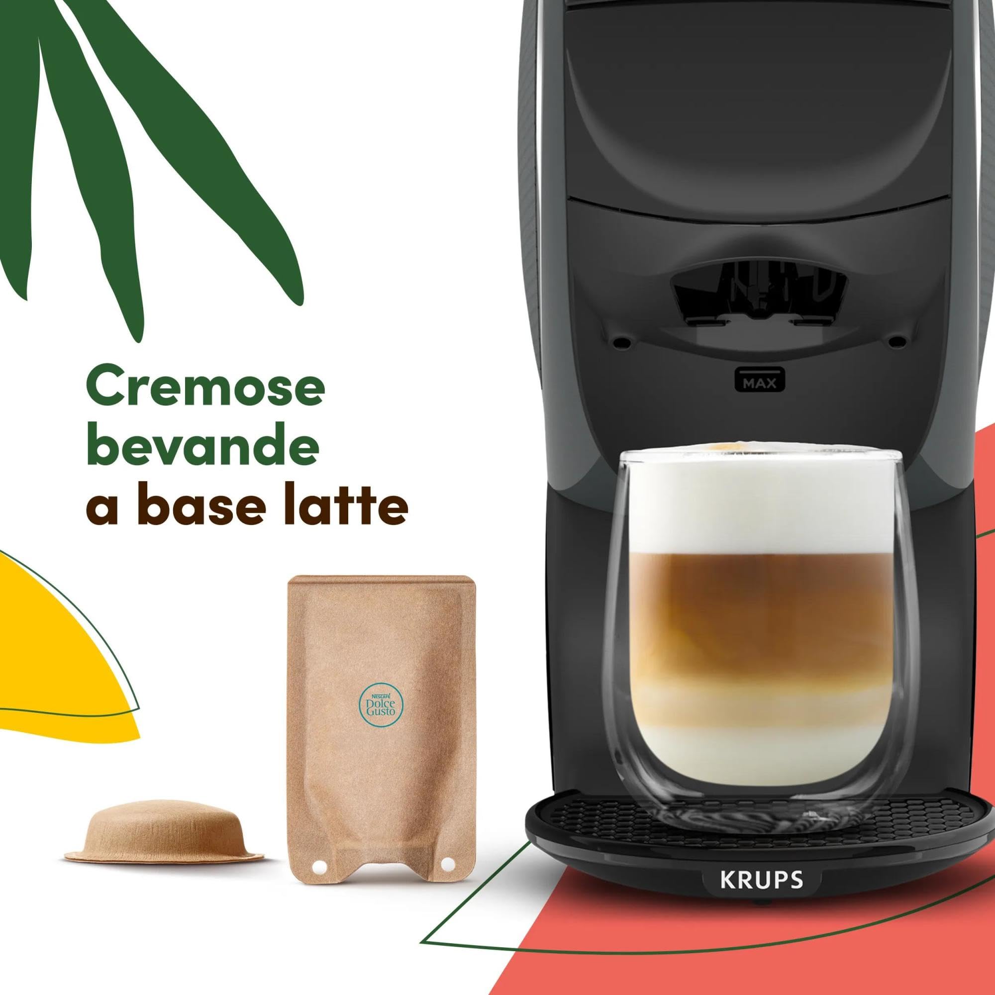 NESCAFÉ DOLCE GUSTO NEO Latte, Macchina caffè e bevande, Krups